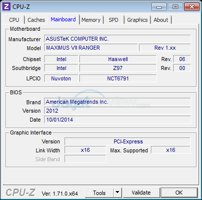 asus maximus vii ranger cpuz 03