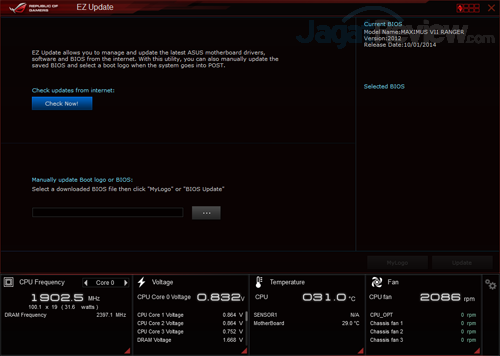 asus maximus vii ranger ez update