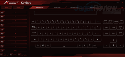 asus maximus vii ranger keybot