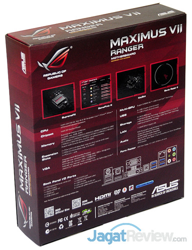 asus maximus vii ranger rear box