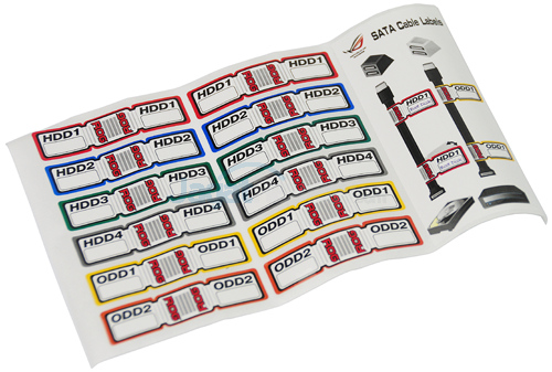 asus maximus vii ranger sata cable labels
