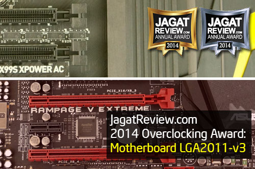 JagatReview 2014 Overclocking Award: Motherboard LGA 2011-v3 1 AWard OCMobo2011v3