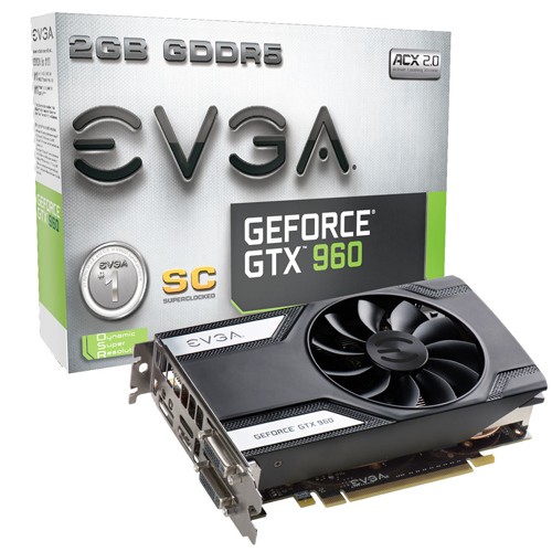 Parade VGA NVIDIA GeForce GTX 960 4 EVGA GeForce GTX 960 Superclocked - 1216 1279 - 7010