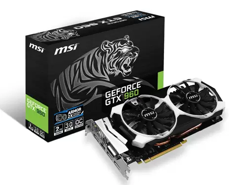Parade VGA NVIDIA GeForce GTX 960 23 MSI GTX 960 OC 1178 1241 7010