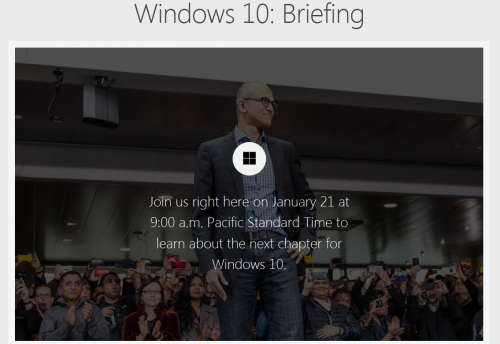 Microsoft Gelar Briefing Windows 10 Tanggal 21 Januari 1 Microsoft