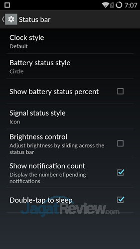 Review OnePlus One: Smartphone Android CyanogenMod Kencang 8 OnePlus One - Sleep Gesture
