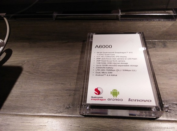 Smartphone 4G Terjangkau Lenovo A6000 Diluncurkan 5 lenovo a6000