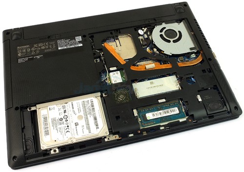 lenovo z40-75 inside the case