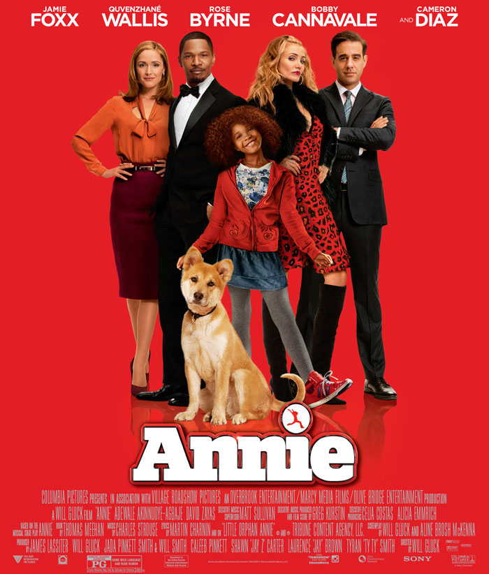Review Film Annie: Pertemuan Tak Terduga Gadis Yatim Piatu dan Calon Walikota 1 poster2