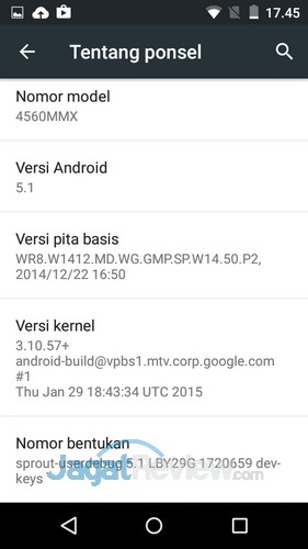 Review Android One: Smartphone Android Lollipop Murah 1 Android One - About