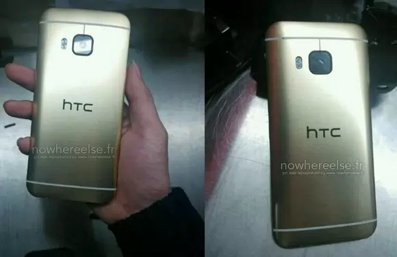 Bocoran Casing Belakang Perlihatkan HTC One M9 Berwarna Emas 15 gsmarena 001