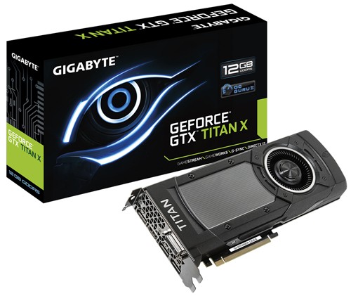 GIGABYTE GEFORCE GTX TITAN X 1000 1075 7010
