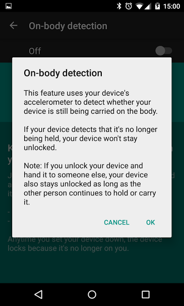 Google Bawa Fitur Keamanan Terbaru, ’ On-Body Detector’ Untuk Android 2 On-body-detector