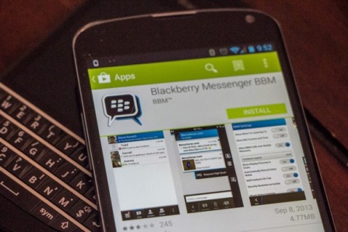BBM di Android Sudah Diunduh 100 Juta Kali 1 bbm