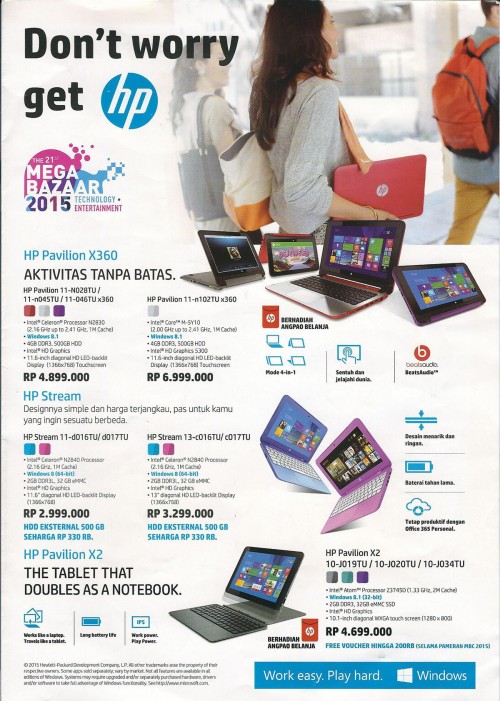 Promo Mega Bazaar 2015: Smartphone, Tablet, dan Notebook 6 hp 01