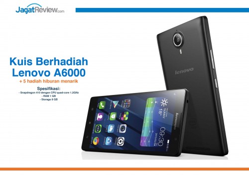 Kuis Berhadiah Smartphone Lenovo A6000 dari Lazada! 1 kuis lazada lenovo1