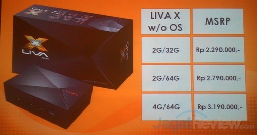 Mini PC ECS LIVA X dengan Dimensi Ukuran Setelapak Tangan 2 Jpeg