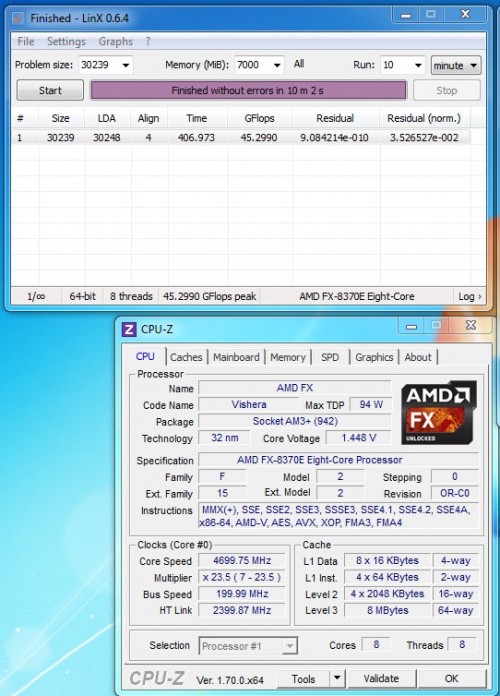 Overclocking AMD FX-8370E: Tenaga Gaming Ekstra bagi FX 8-Core 95W 5 8370_4700_StableLinX