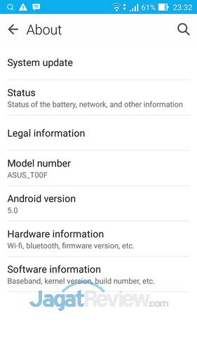 Preview ASUS Zenfone 5 Lollipop: Material Design ZenUi di Intel CloveTrail+ 1 ASUS Zenfone 5 Lollipop - About