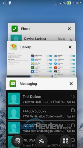 Preview ASUS Zenfone 5 Lollipop: Material Design ZenUi di Intel CloveTrail+ 8 ASUS Zenfone 5 Lollipop - Recent App