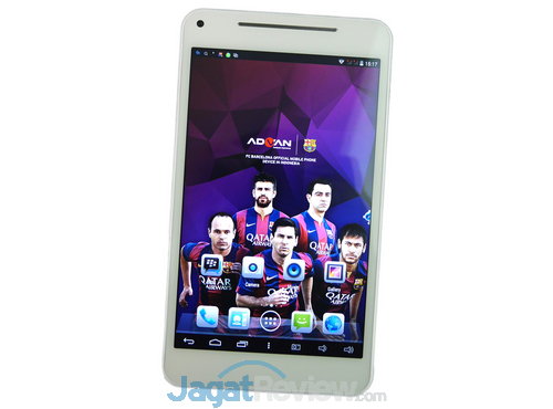 Review Advan Barca Tab: Tablet Android Octa-Core untuk Fans FC Barcelona 17 Advan Barca Tab