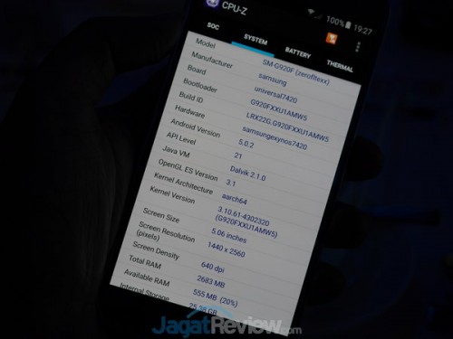 Hands-On Review Samsung Galaxy S6: Performa dan Hasil Foto 5 CPU Z Galaxy S6 (2)