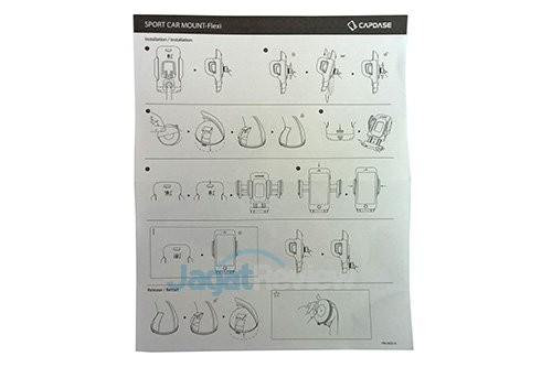 Review Capdase Flexi: Phone Holder Besar, Kokoh, dan Sporty 5 Capdase Flexi - Manual Cara Pakai