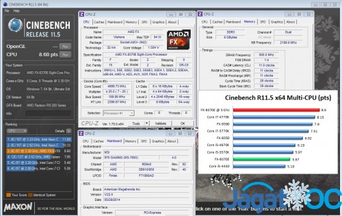 Overclocking Test: MSI 970 Gaming Motherboard 3 FX-8370E @ 5Ghz, dan perbandingan performanya ke prosesor lain