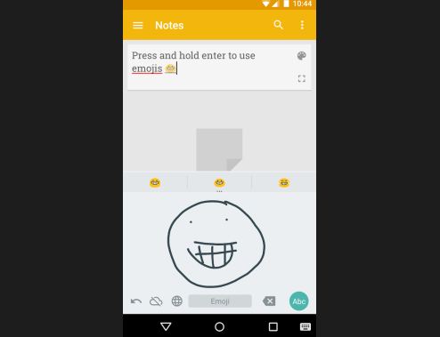 Google keyboard emoji