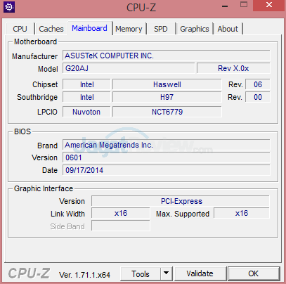 Review ASUS ROG G20AJ: PC Gaming Berbodi Ramping 3 asus rog g20aj cpuz 02