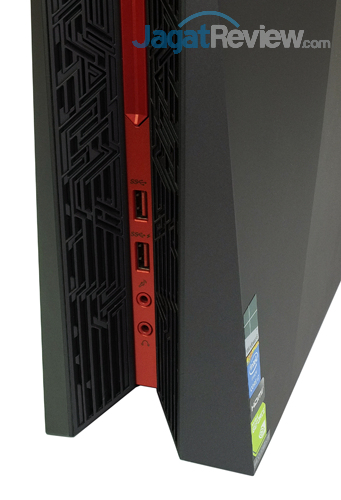 Review ASUS ROG G20AJ: PC Gaming Berbodi Ramping 8 asus rog g20aj front panel 02