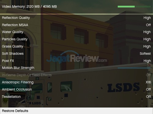 GTA V Performance Test: Notebook Dell Inspiron 14 7447 3 dell inspiron 14 7447 gtav gfe setting 03