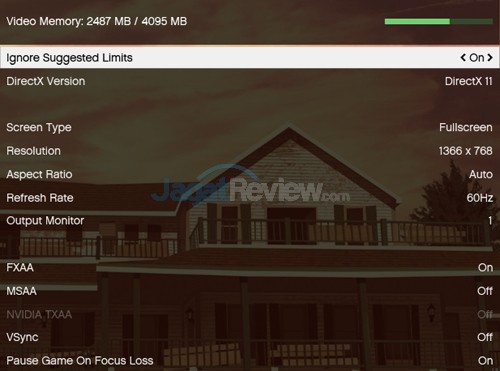 GTA V Performance Test: Notebook Dell Inspiron 14 7447 10 dell inspiron 14 7447 gtav manual setting 01