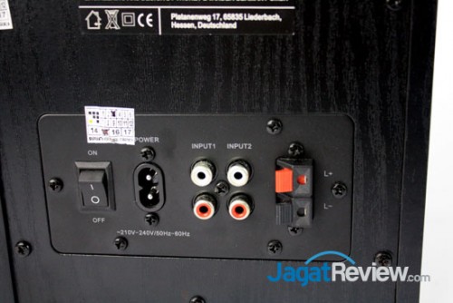 Review Thonet & Vander Kurbis: Speaker Bongsor nan Elegan dan Merdu 5 Kurbis menyediakan dua input suara berbentuk RCA