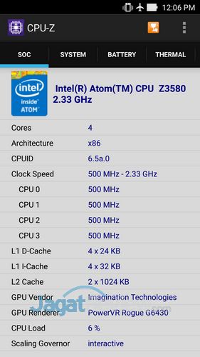 Review ZenFone 2 ZE551ML: Smartphone Android Lollipop Intel Moorefield Kencang RAM Lega 3 ASUS Zenfone 2 - CPUZ CPU