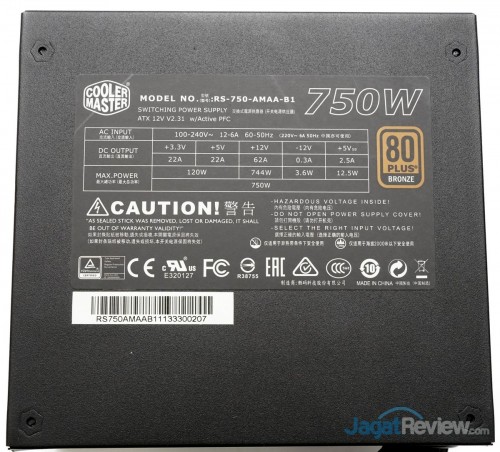 Hands-On PSU Semi Modular CoolerMaster G750M 8 CoolerMaster G750M 8