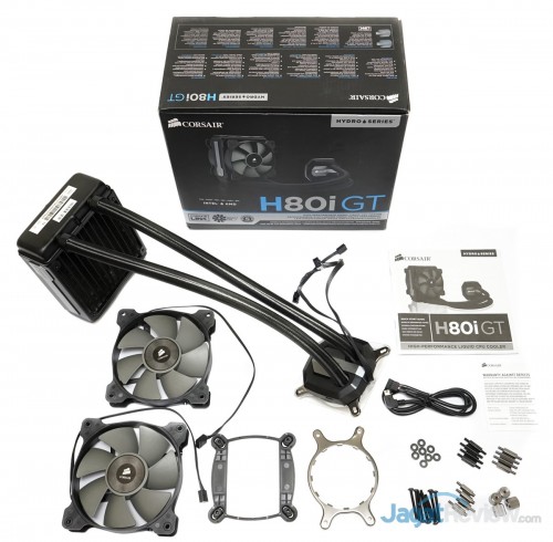 Review Corsair H80i GT: Watercooling AIO 120 mm Premium Terbaru Corsair 7 Corsair H80iGT 3