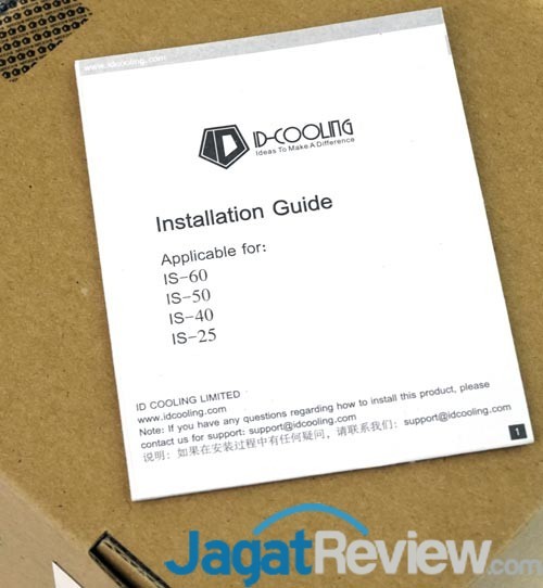 Preview HSF Low-Profile ID-Cooling IS-50 7 Sebuah buku petunjuk pemasangan