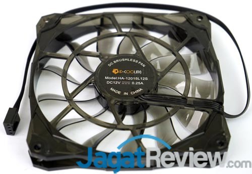 Preview HSF Low-Profile ID-Cooling IS-50 11 Gambar detail FAN yang digunakan