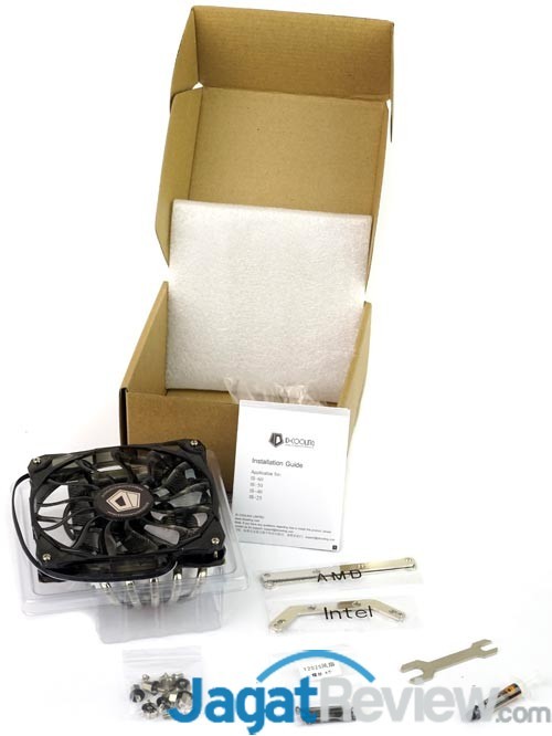 Preview HSF Low-Profile ID-Cooling IS-50 3 Inilah isi dari paket penjualan HSF