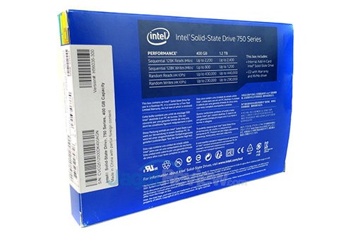 Review Intel SSD 750: SSD Desktop NVMe Pertama Super Kencang! 4 Intel 750 - Paket Penjualan Belakang