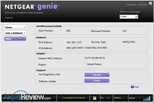 NetGear A6210 - SS 02