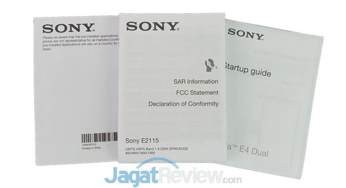 Review Sony Xperia E4 Dual: Smartphone Android Dual-SIM untuk Anak Muda 8 Buku panduan