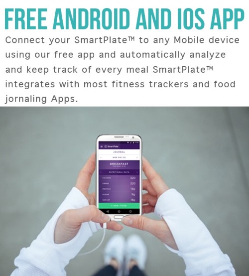 SmartPlate, Piring Pintar Otomatis Deteksi Semua Makanan 2 SmartPlate app