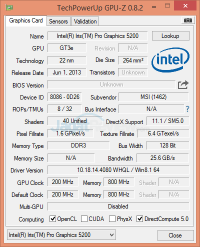 Review MSI GS30 2M Shadow: Notebook Tipis Bertenaga dengan Kinerja Gaming Kelas Desktop 5 msi gs30 2m shadow gpuz