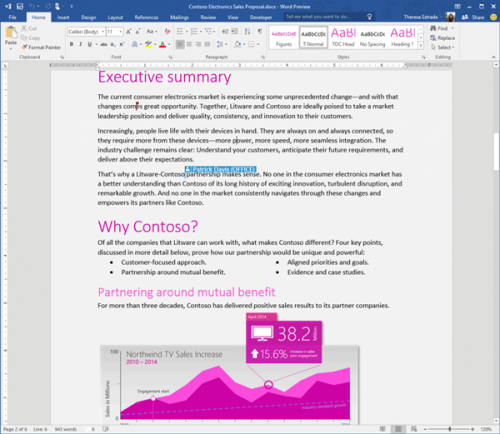 Word di Office 2016 Dapatkan Fitur Mirip Google Docs 2 office 2016