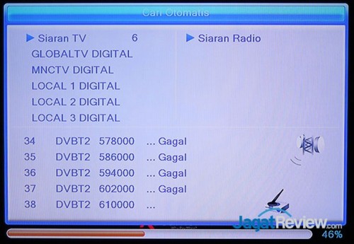 Hands-On Review Xtreamer DVB-T2 Bien: Untuk Kebutuhan Siaran TV Digital yang Terjangkau 6 Pencarian frekuensi siaran TV secara otomatis