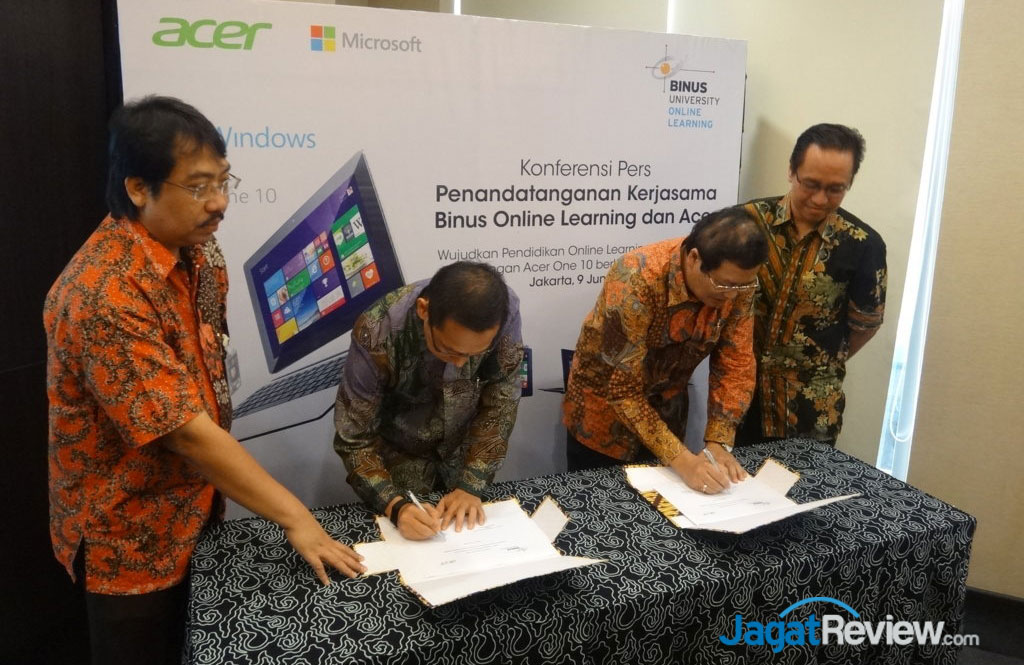 Acer Tandatangani Kerja Sama Dengan BINUS ONLINE LEARNING 10 15