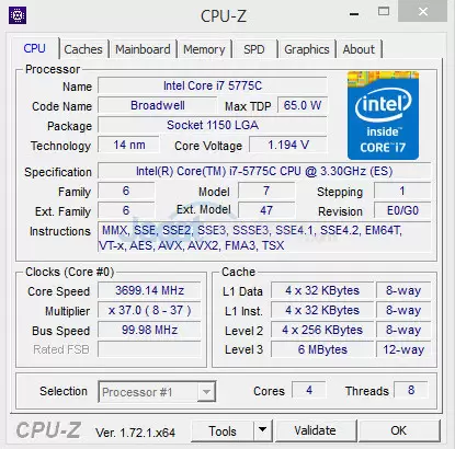 Hands-on Review: Intel Core i7-5775C Broadwell 15 5775C CPU