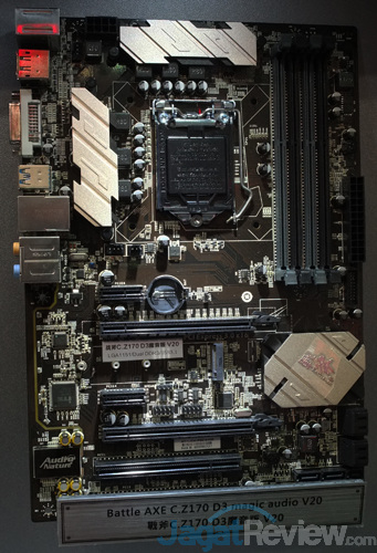 Computex 2015 Colorful Chaintech Battle AXE C.Z170 D3 magic audio V20